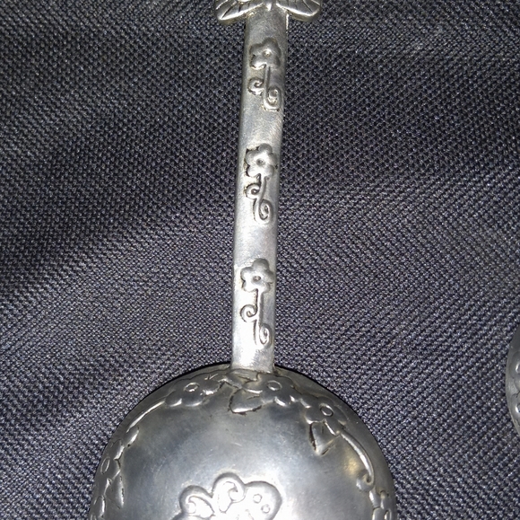 Ganz Vintage pewter measuring spoons in butterfly motif - Picture 2 of 12